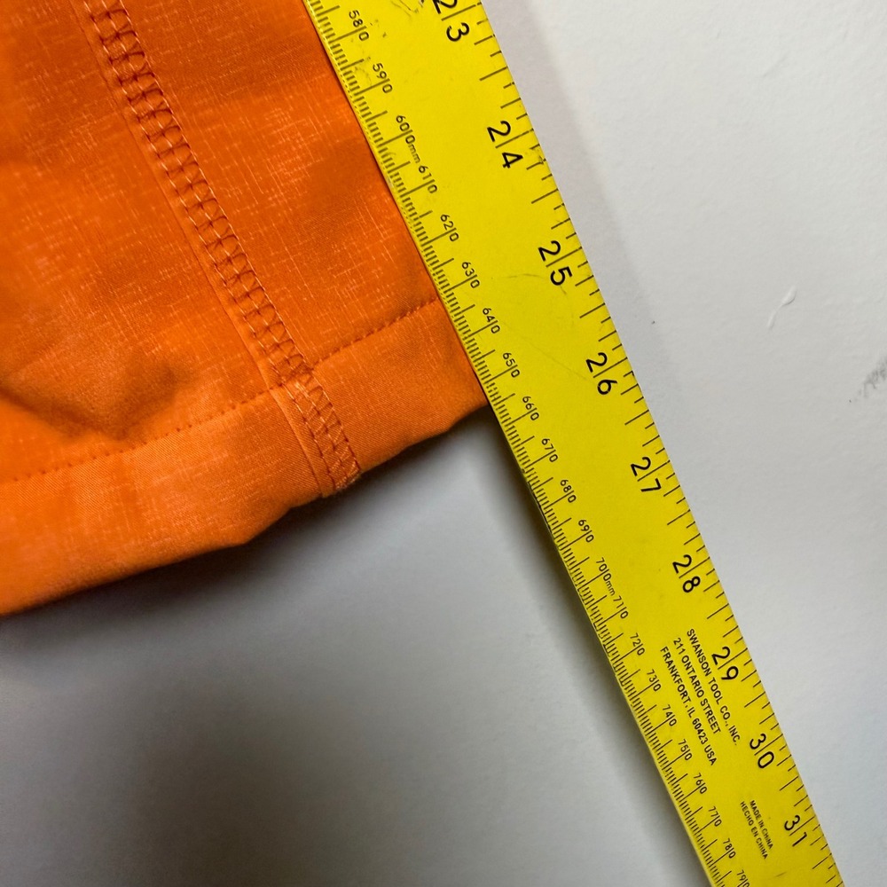 EXCELLENT Ilse Jacobsen Raincoat Womens 44 Orange Hooded Softshell - Picture 10 of 11